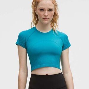Lululemon Swiftly Tech Cropped Short-Sleeve Shirt 2.0